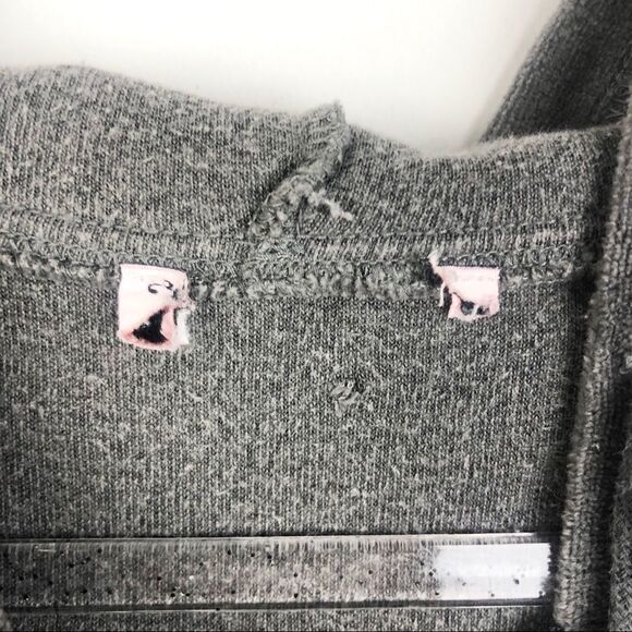 JUICY COUTURE | Velour Zip Up Jacket Gray Y2K Lg - Picture 9 of 12